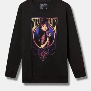 Black Stevie Nicks Graphic Sweatshirt